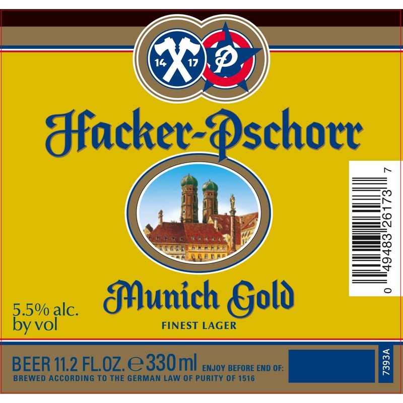 HACKER-PSCHORR MUNICH GOLD LAGER 4/6PK 11.2 oz (24)