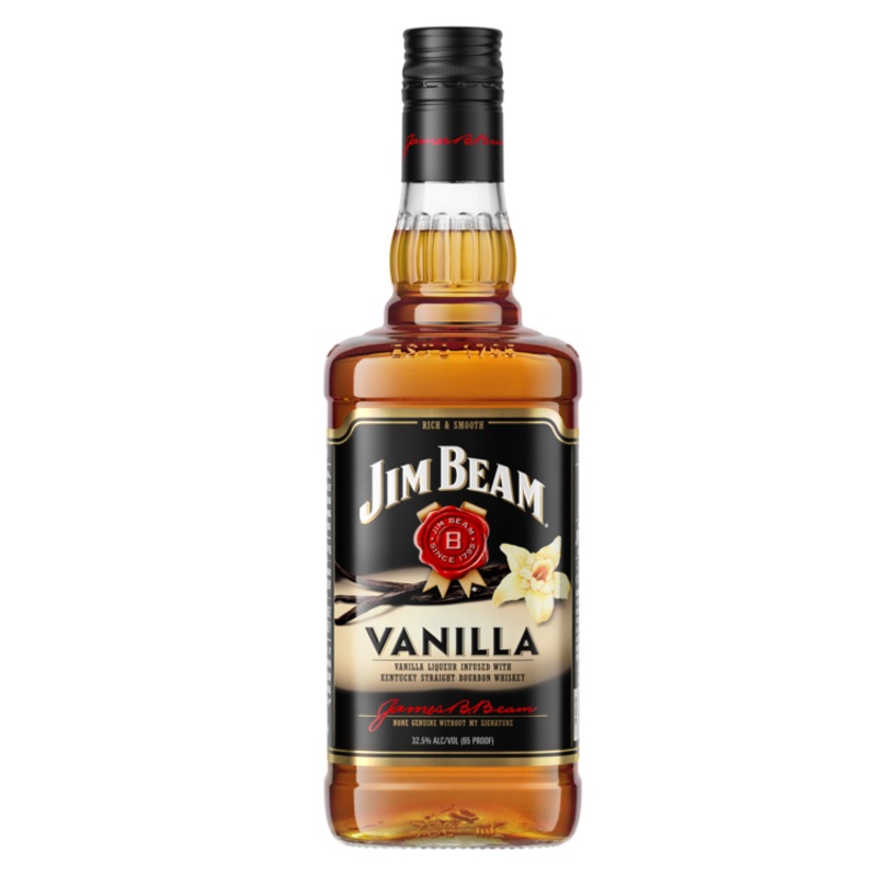 JIM BEAM VANILLA FLAVORED WHISKEY 65 750ML 750ML