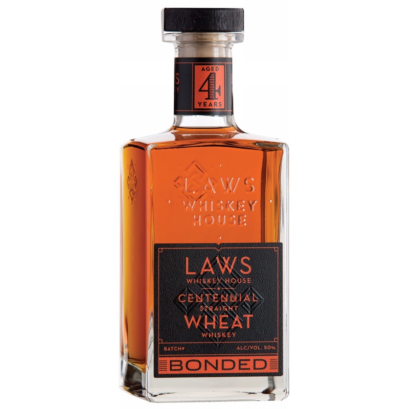 LAWS WHISKEY CENTENNIAL STRAIGHT WHEAT BONDED 750 mL