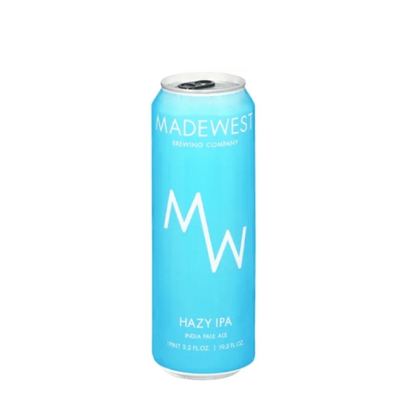 MadeWest Brewing Hazy IPA India Pale Ale Beer 19.2 fl oz Single Can
