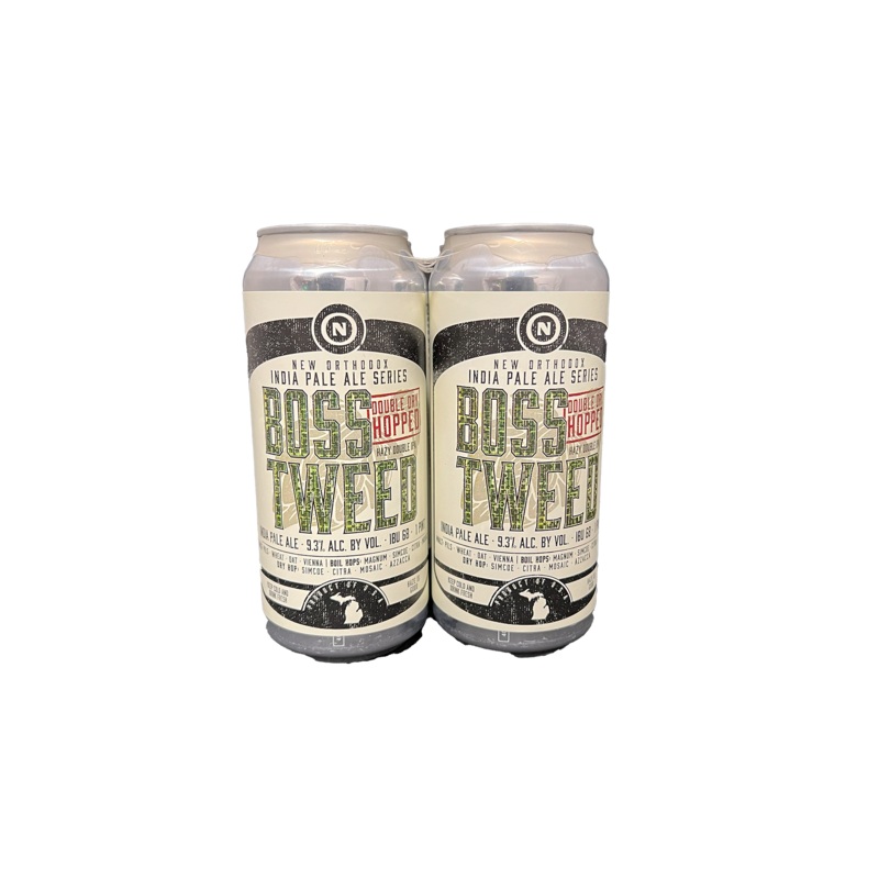 Old Nation Boss Tweed DDH Hazy DIPA 4 Pack Cans