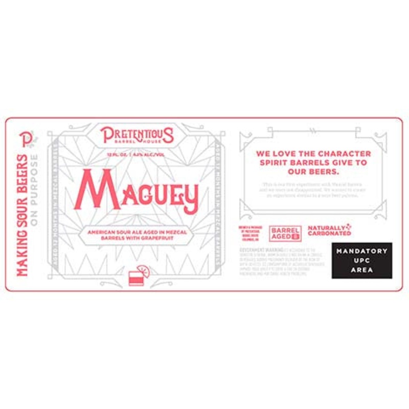 Pretentious Maguey Sour Ale 12OZ SINGLE CAN
