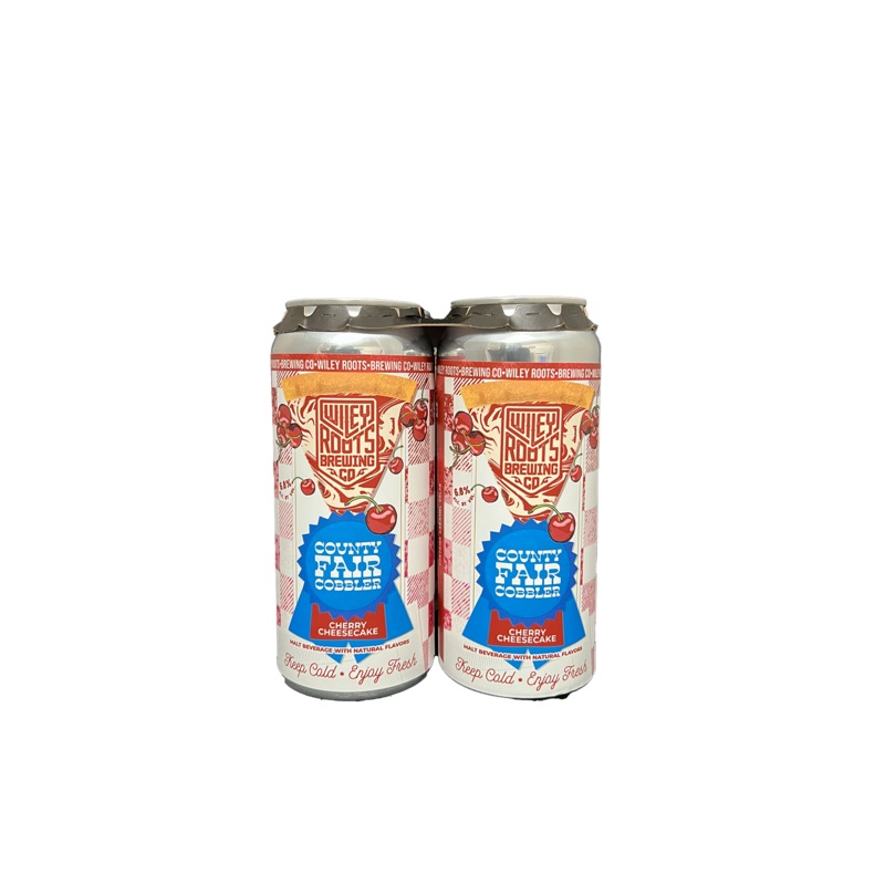 Wiley Roots County Fair Cobbler Sour 4 Pack Cans Cherry Cheese Cake