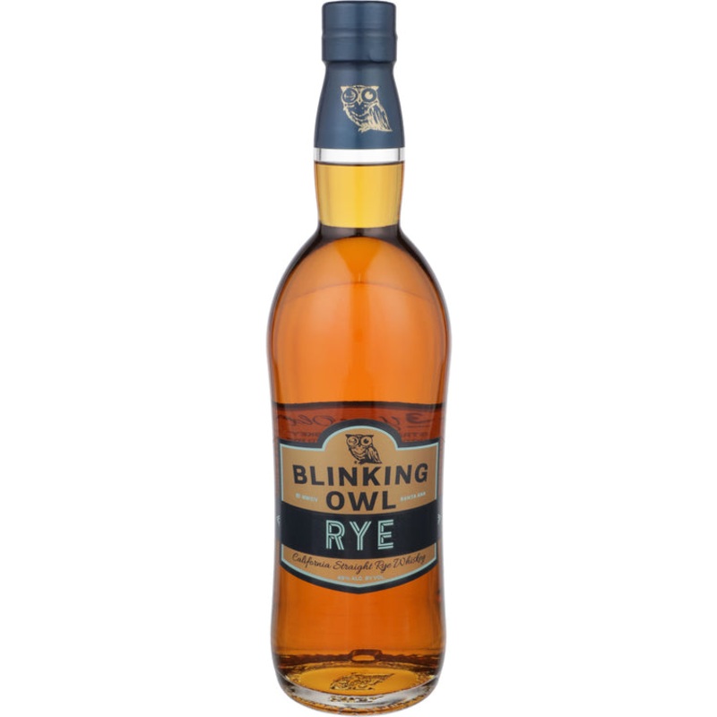 BLINKING OWL STRAIGHT RYE WHISKEY SINGLE BARREL 2 YR 90 750ML 750ML
