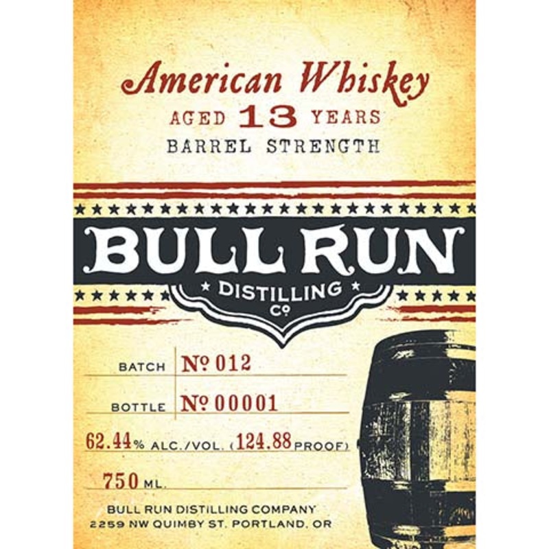 Bull Run Barrel Strength American Whiskey 750ML BTL
