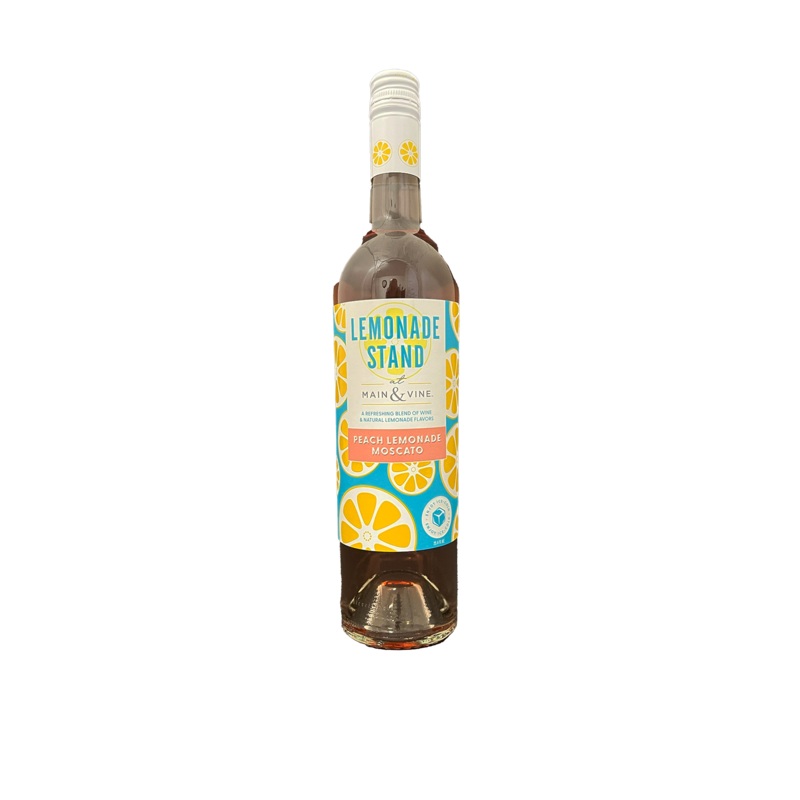 Main & Vine Lemonade Stand Peach Lemonade Moscato 750ML