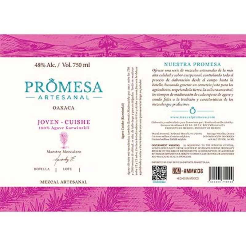Promesa Joven - Cuishe 750ML BTL