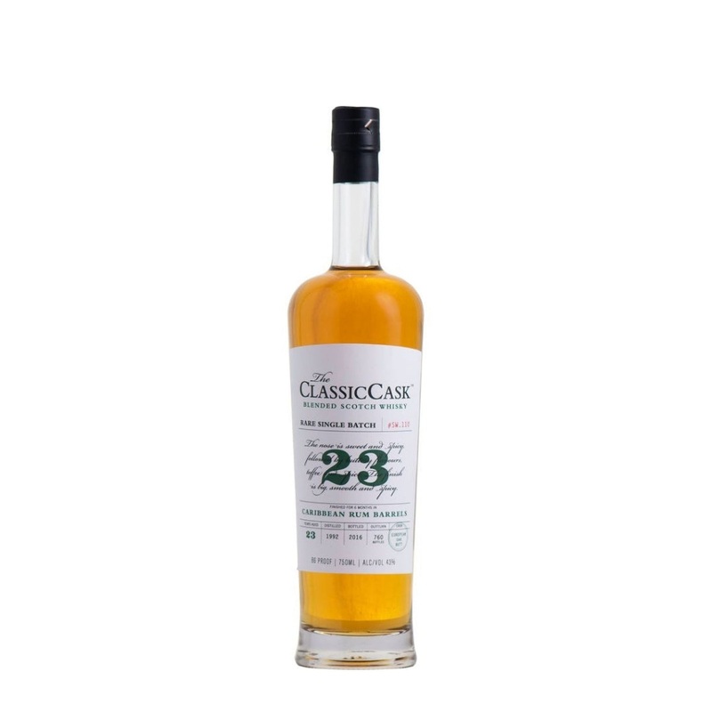The Classic Cask 23 Blended Scotch Whisky Caribbean Rum Barrel SW.110 750mL