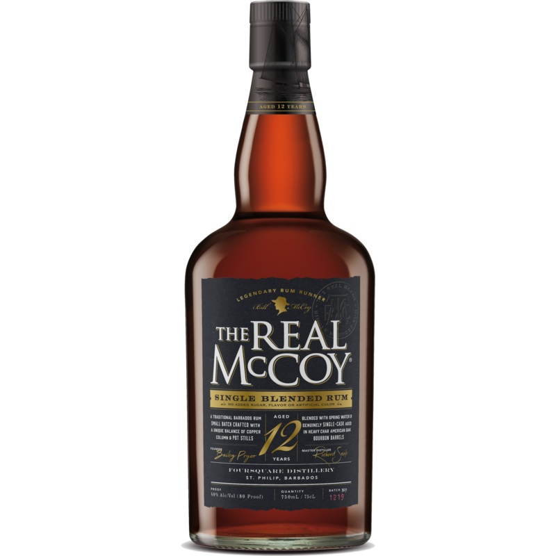 The Real Mccoy Rum 12YR 80 750ML 750ml Bottle