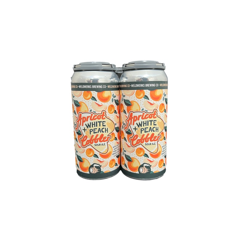 Weldwerks Apricot White Peach Cobbler Sour 4 Pack