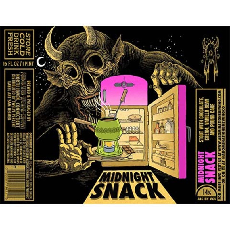 Abomination Midnight Snack Stout 16OZ SINGLE CAN