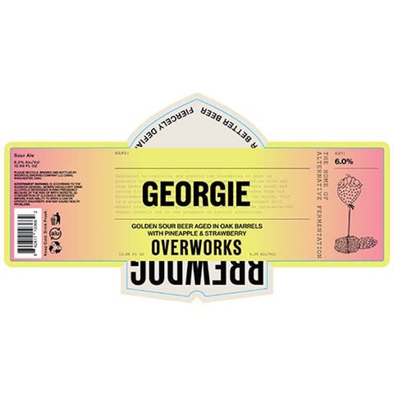 Brewdog Overworks Georgie Golden Sour Ale 375ML BTL
