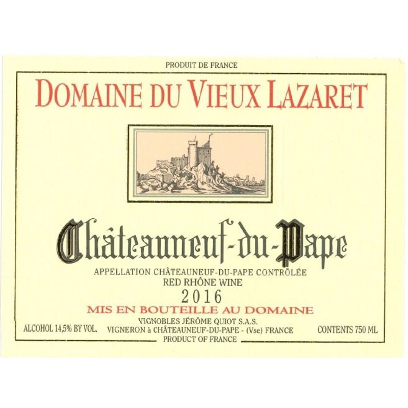 DOM VIEUX LAZARET CHATEAUNEUF-DU-PAPE 2022 375 mL