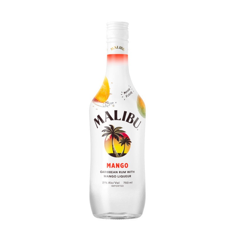 MALIBU MANGO FLAVORED RUM 42 750ML 750ML
