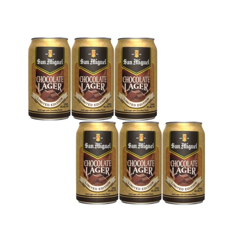 San Miguel Chocolate Lager Limited Edition 330ml Can x6