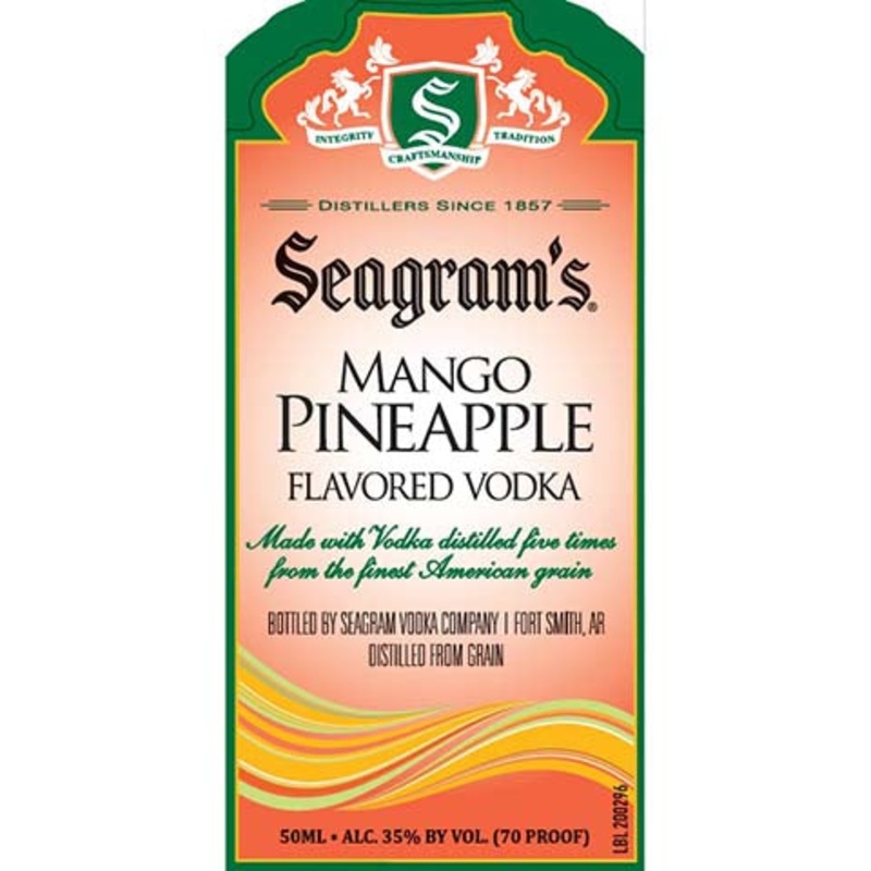 Seagram's Mango Pineapple Flavored Vodka 50ML BTL