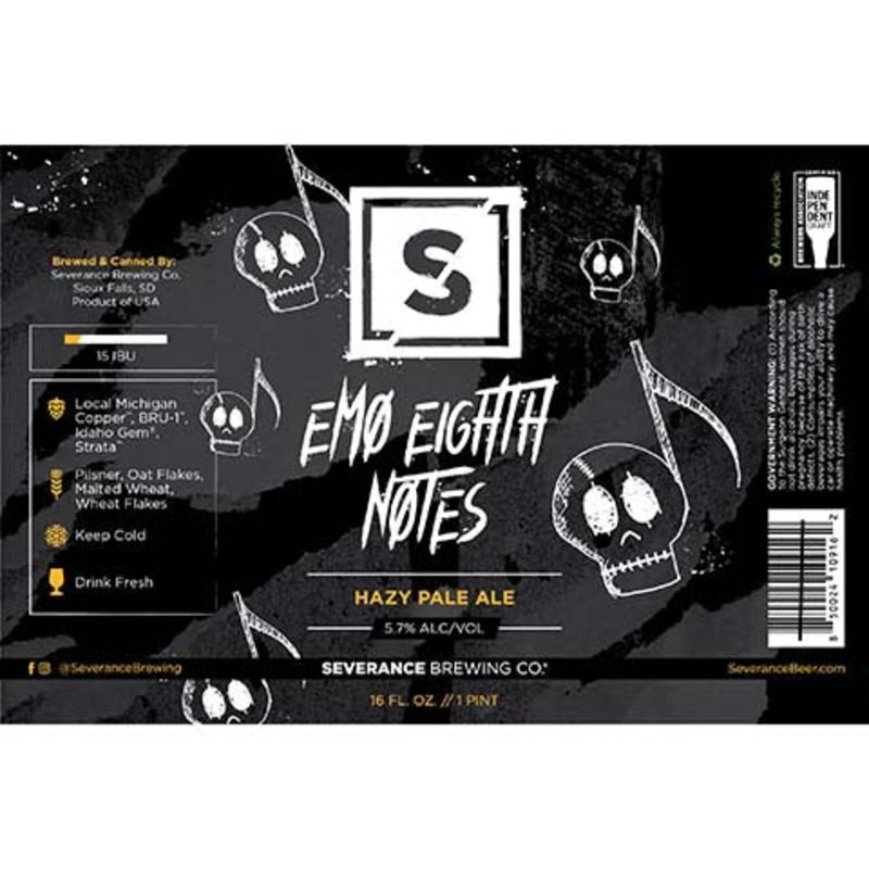 Severance Emo Eight Notes Hazy Pale Ale 16OZ SINGLE CAN
