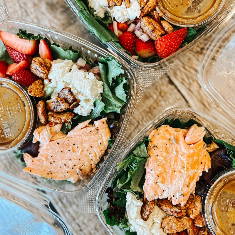 Strawberry Salmon Salad