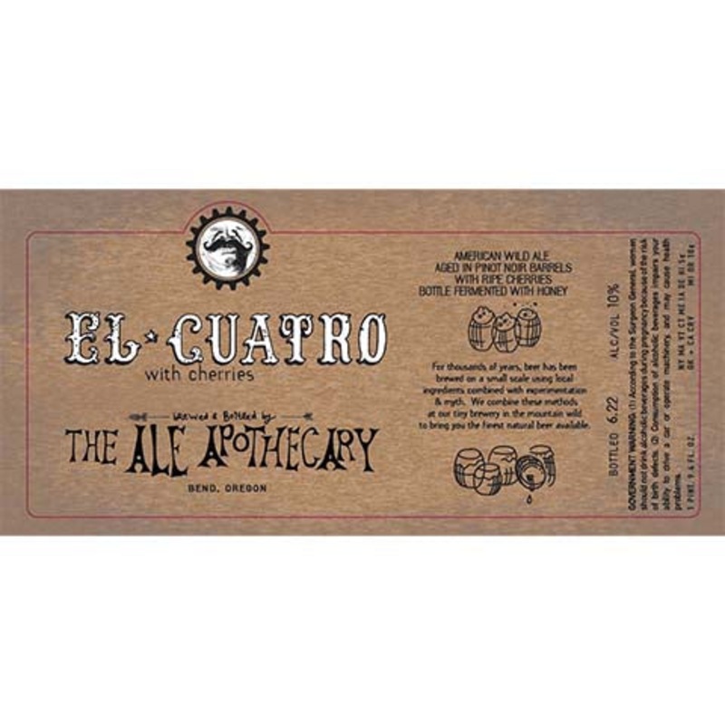 The Ale Apothecary El Cuatro with Cherries Wild Ale 750ML BTL