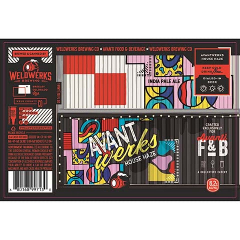 Weldwerks Avant Werks House Haze IPA 16OZ SINGLE CAN