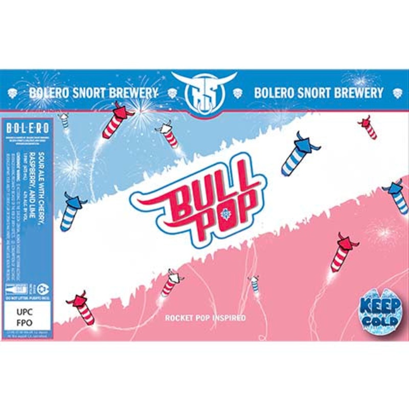 Bolero Snort Bull Pop Sour 16OZ SINGLE CAN