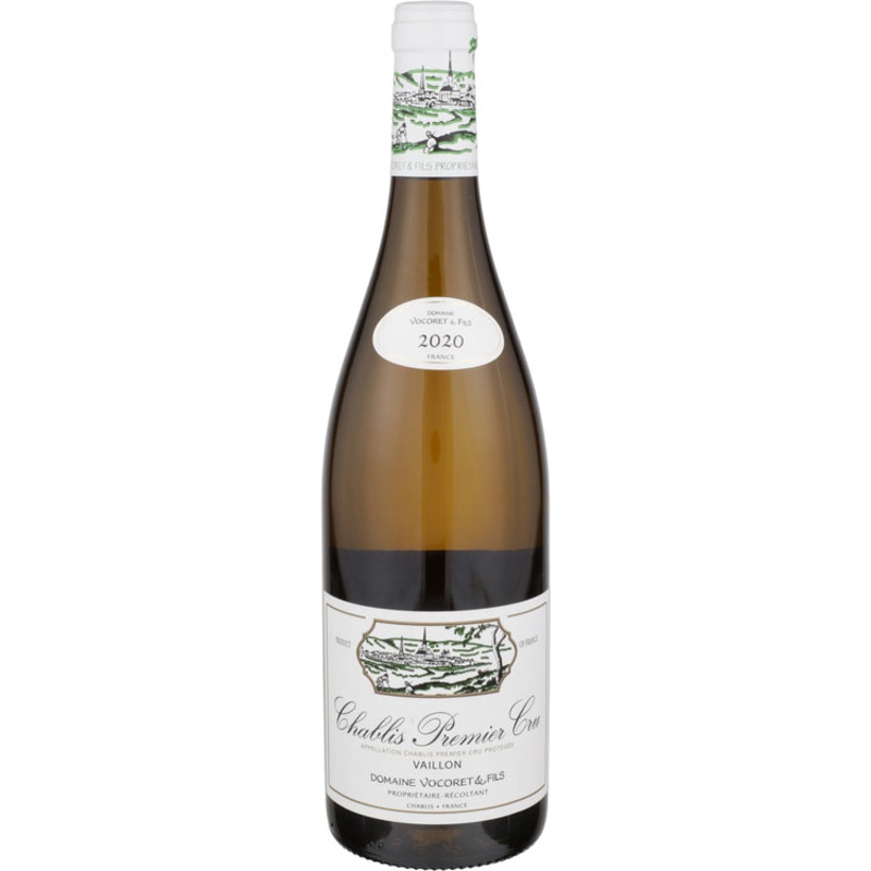 DOMAINE VOCORET & FILS CHABLIS VAILLONS PREMIER CRU 2020 750ML 750ML