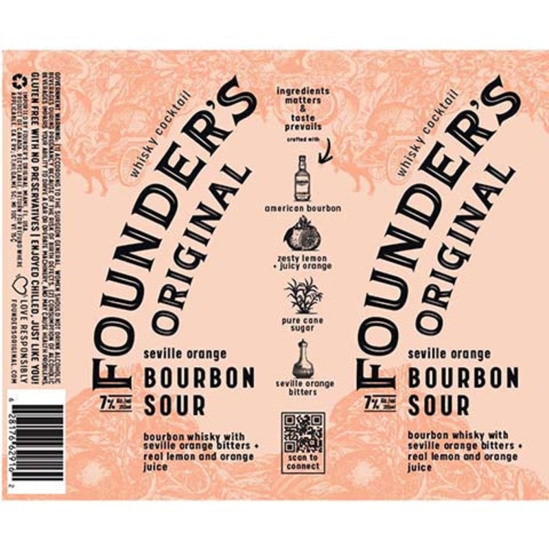 Founders Original Seville Orange Bourbon Sour 12OZ CAN