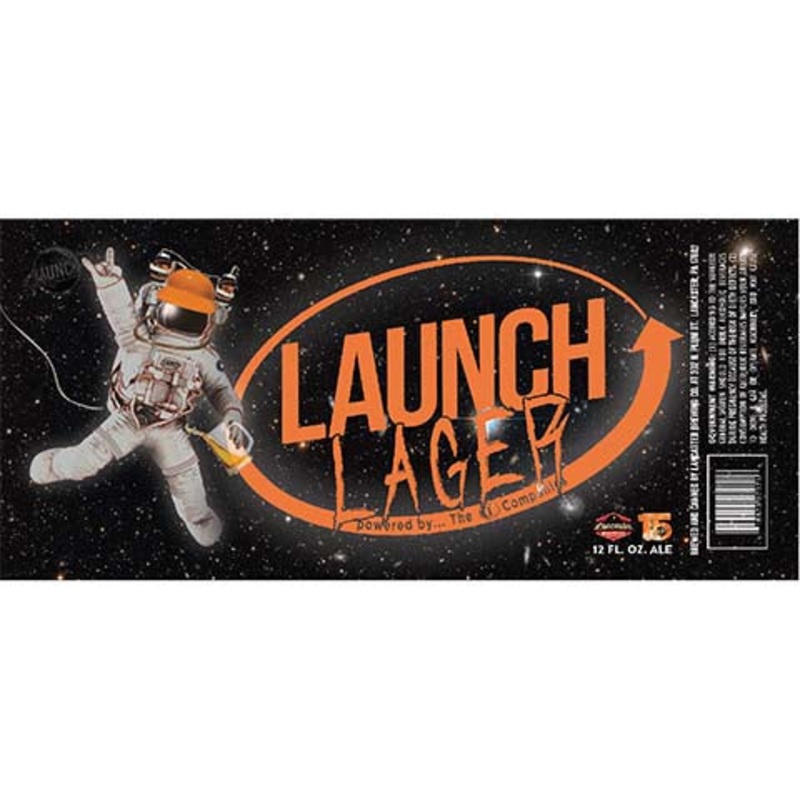 Lancaster Launch Lager 12OZ SINGLE CAN
