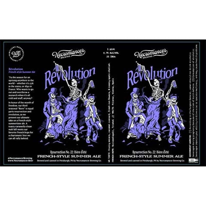Necromancer Revolution Summer Ale 16OZ SINGLE CAN