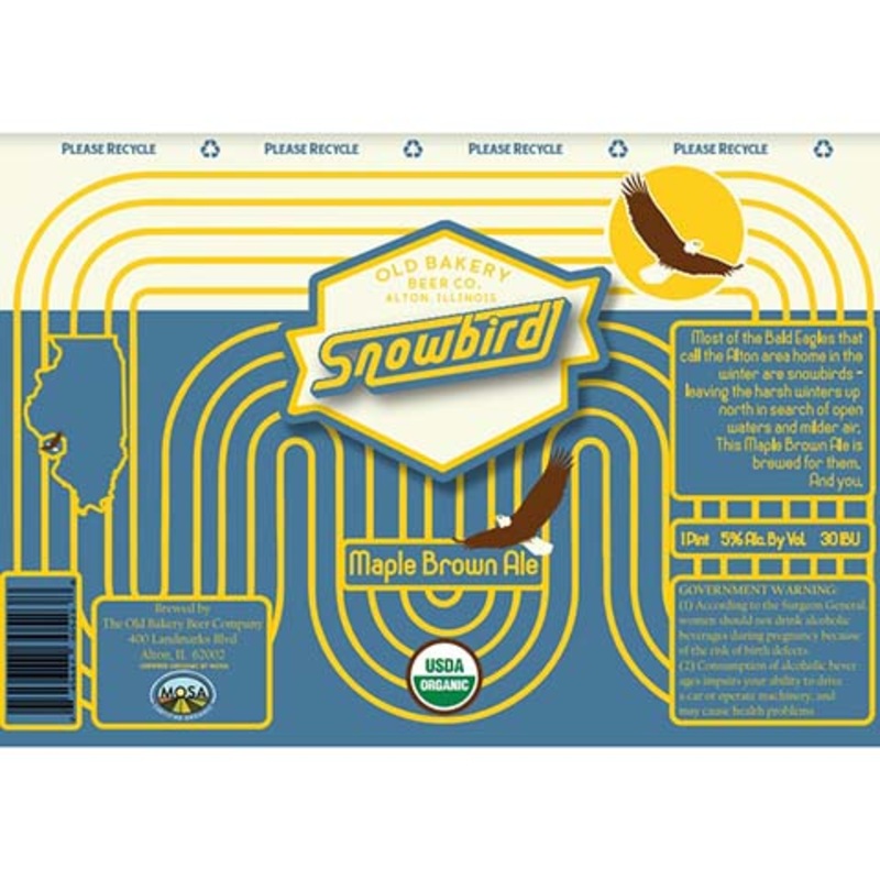 Old Bakery Snowbird Maple Brown Ale 16OZ SINGLE CAN