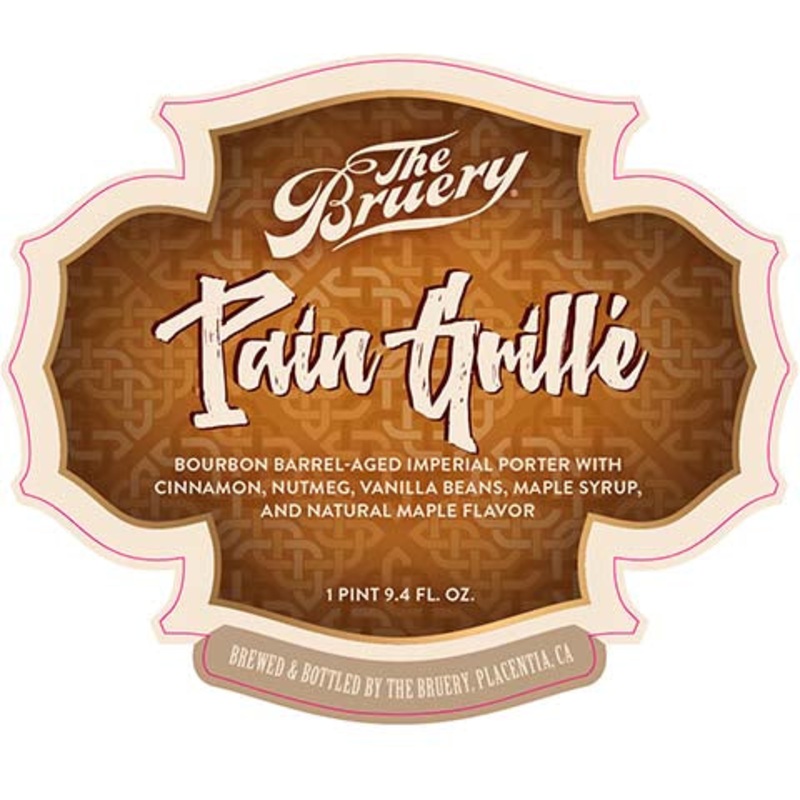 Bruery Pain Grille Imperial Porter 750ML BTL