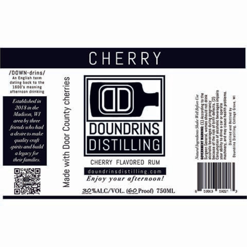 Doundrins Cherry Flavored Rum 750ML BTL