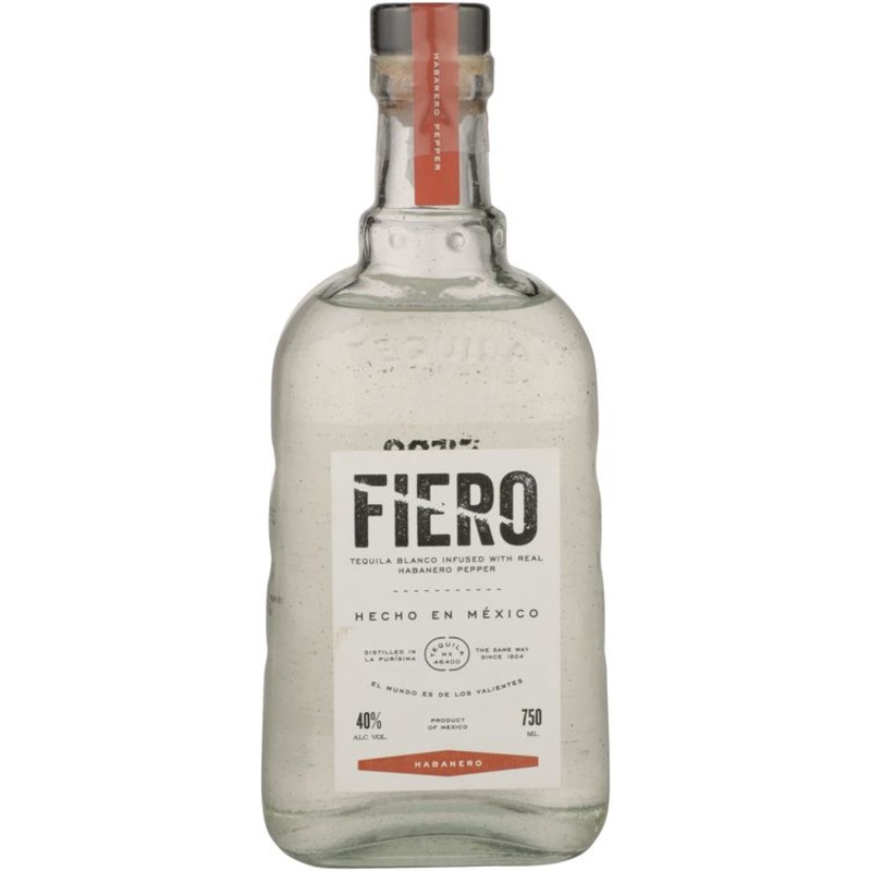 Fiero Tequila Blanco Infused With Habanero Pepper 80 750ML 750ML