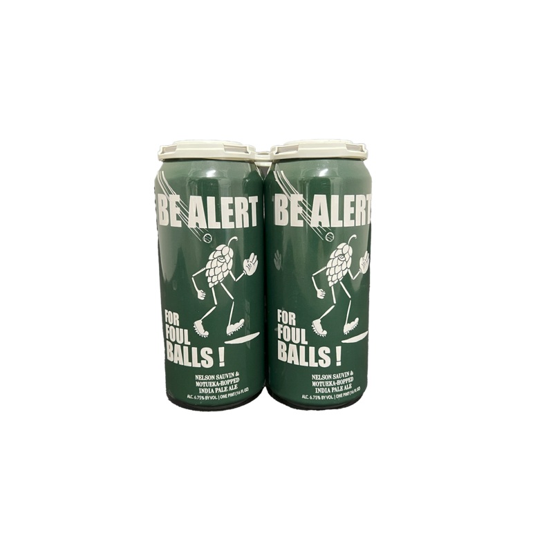 Hop Butcher Be Alert For Foul Balls IPA 4 Pack