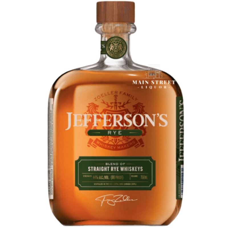 Jefferson's Rye Blend of Straight Rye Whiskeys (PRE-ORDER)
