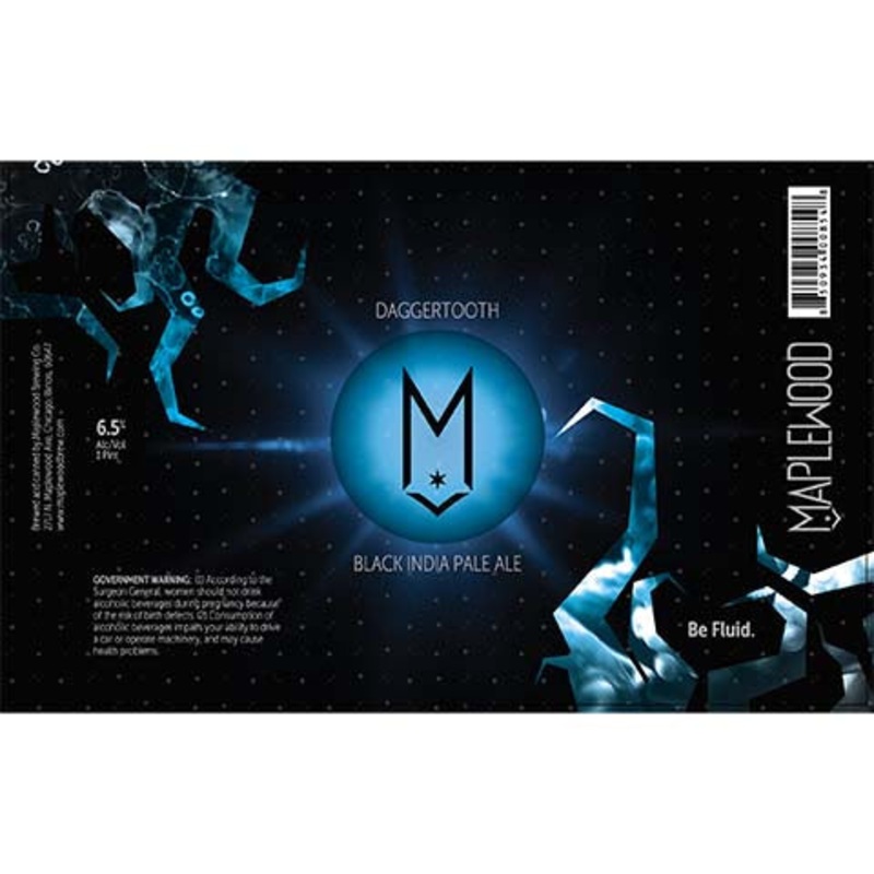 Maplewood Daggertooth Black IPA 16OZ SINGLE CAN