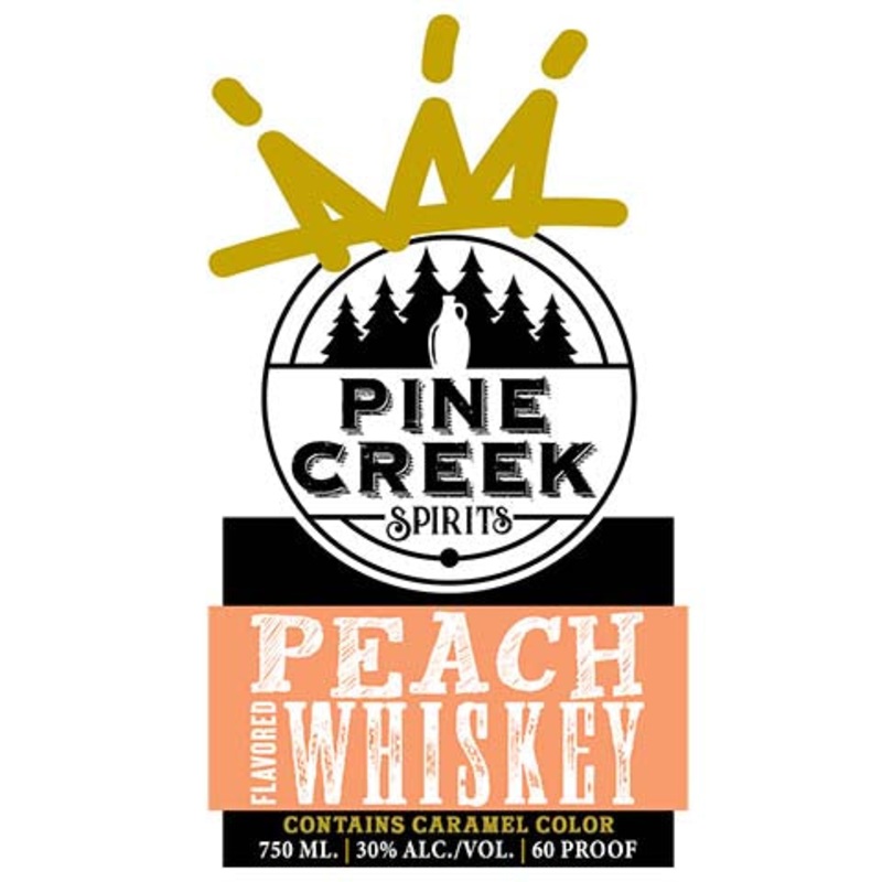 Pine Creek Peach Whiskey 750ML BTL