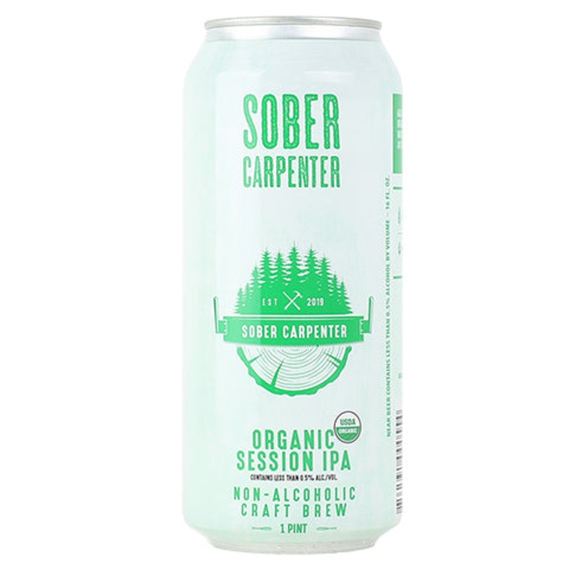 Sober Carpenter ORGANIC Session IPA Non-Alcoholic Beer 16OZ SINGLE CAN