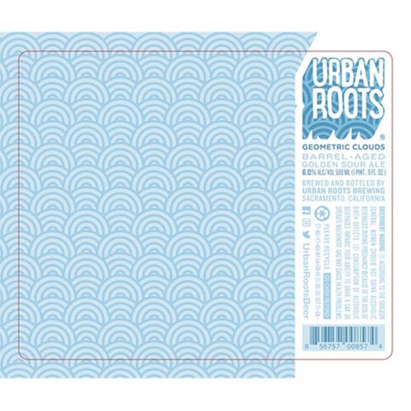 Urban Roots Geometric Clouds Golden Sour Ale 500ML BTL