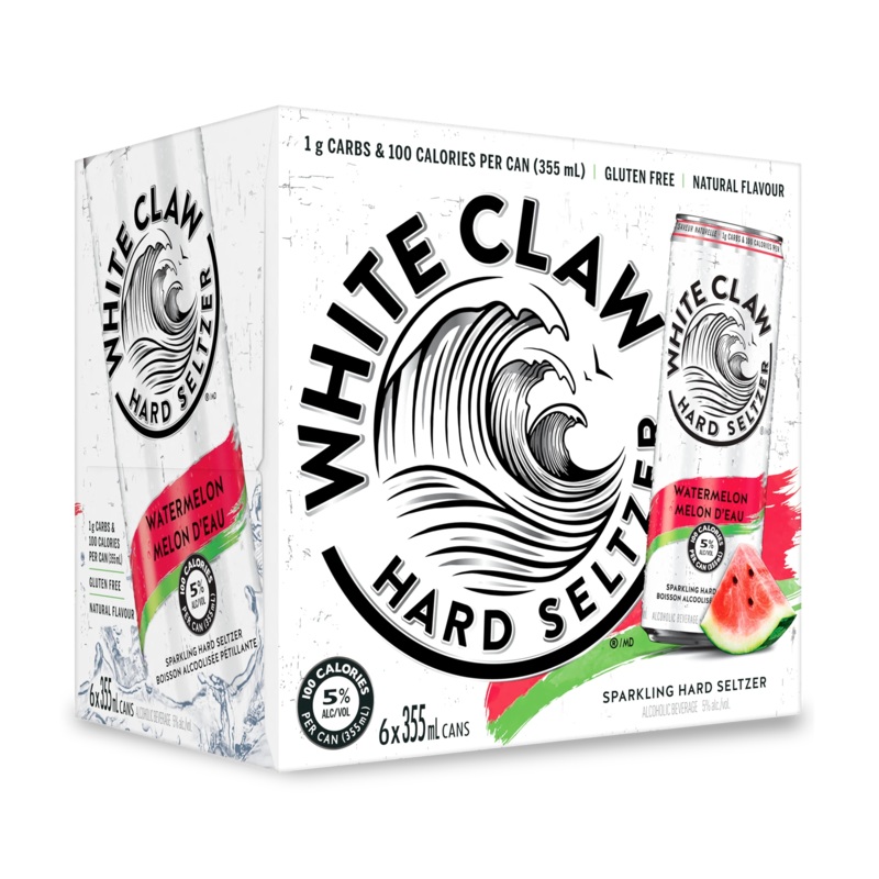 WHITE CLAW HARD SELTZER WATERMELON 355ML 6PK CAN @ Lethbridge [1029997] 2130 ml