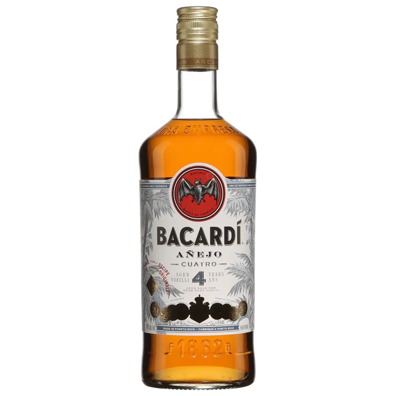BACARDI ANEJO CUATRO 4YR RUM 750ML @ Lethbridge [1004613] 750 ml