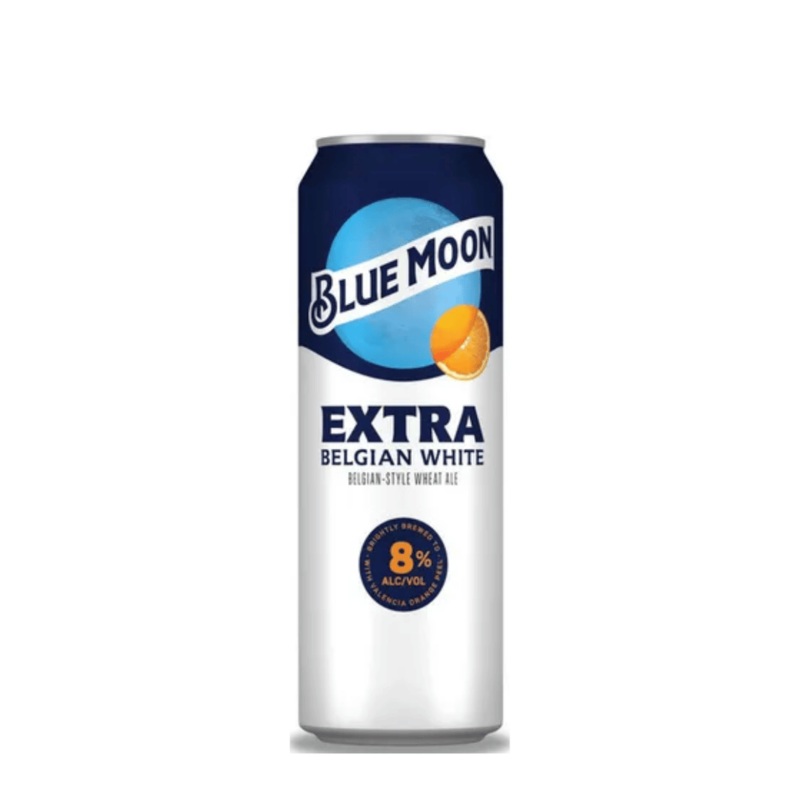 Blue Moon Extra Belgian White Witbier Beer 19.2 fl oz Single Can