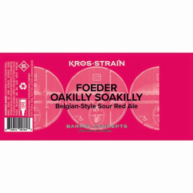 Kros Strain Foeder Oakilly Soakilly Sour Red Ale 500ML BTL