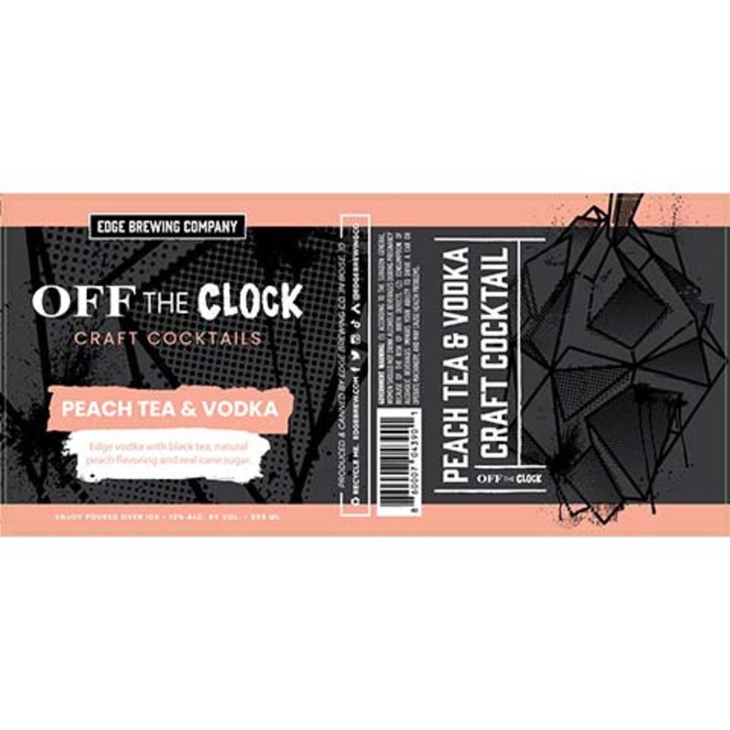 Off the Clock Peach Tea & Vodka 355ML CAN