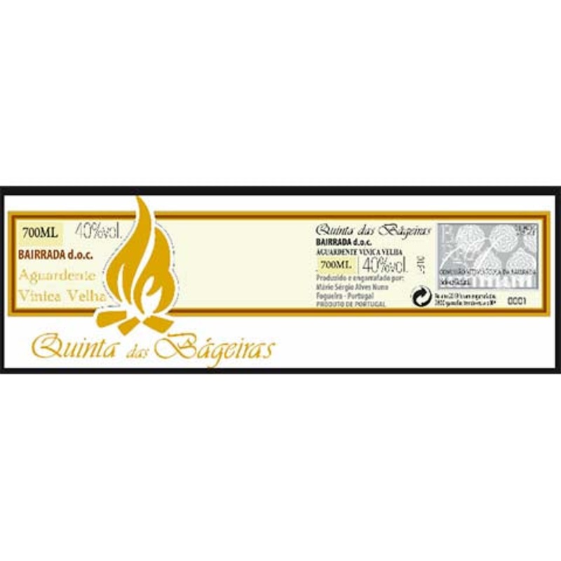 Quinta das Bageiras Aguardente 700ML BTL