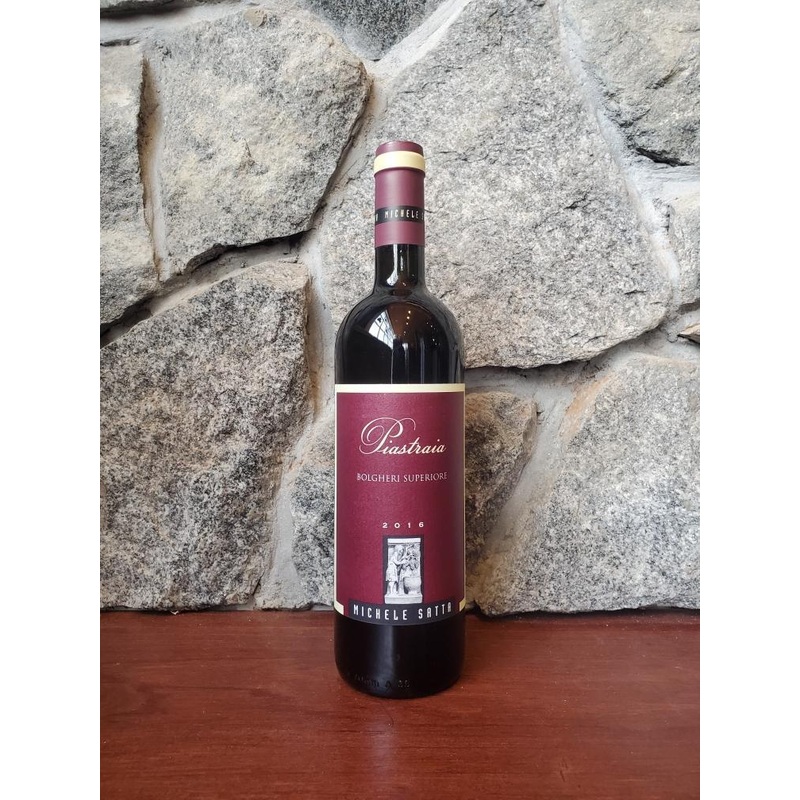 Red Wine Michele Satta Piastraia