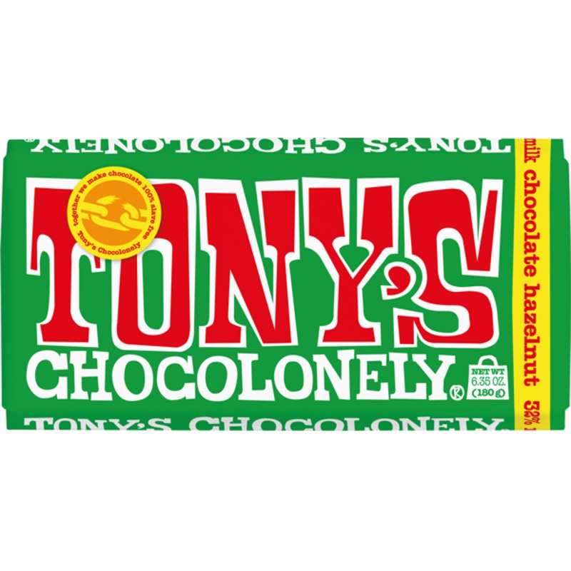 Tony's Chocolonely Milk Chocolate Hazelnut