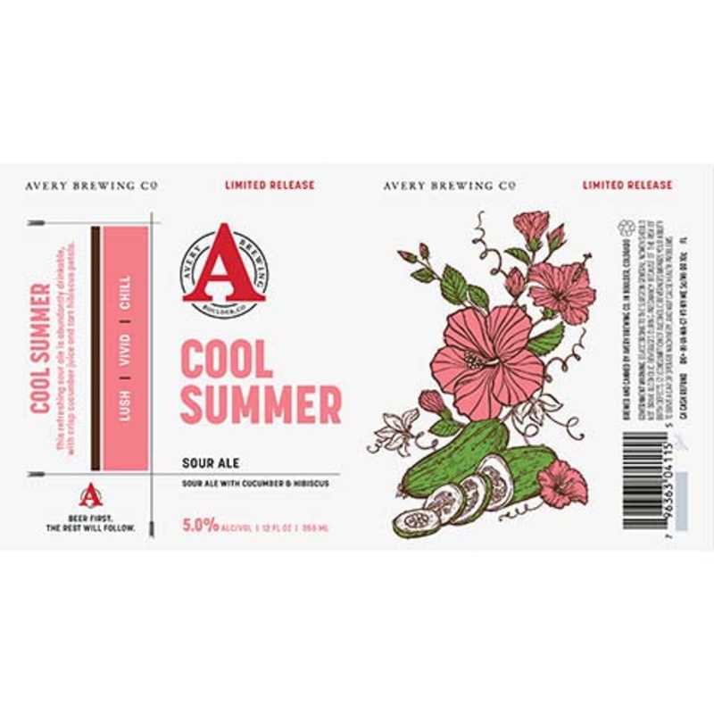 Avery Cool Summer Sour Ale 12OZ SINGLE CAN