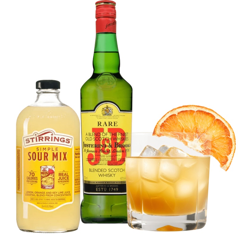 J&B Whiskey Sour Gift Set Cheers to You