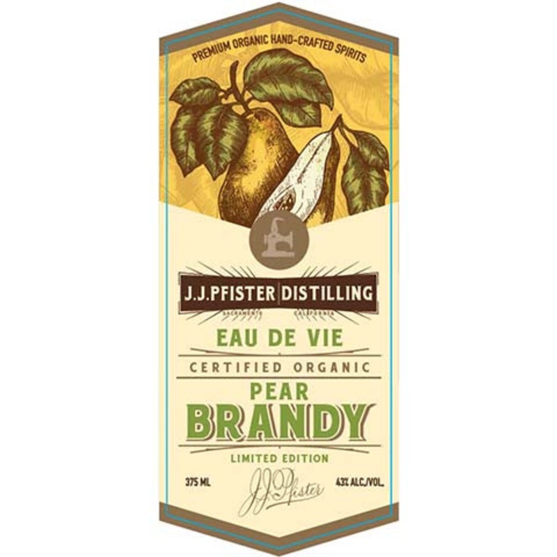 J.J. Pfister Pear Brandy 375ML BTL